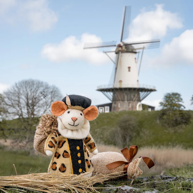 Decoratie muis panterpiet