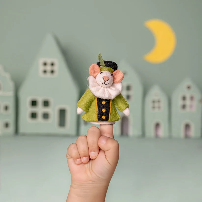 Vingerpopje muis pietermuis groen