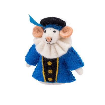 Vingerpopje muis pietermuis blauw