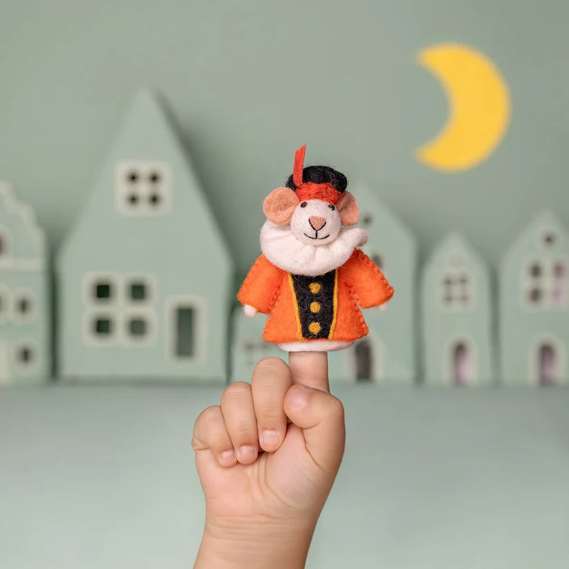Vingerpopje muis pietermuis oranje