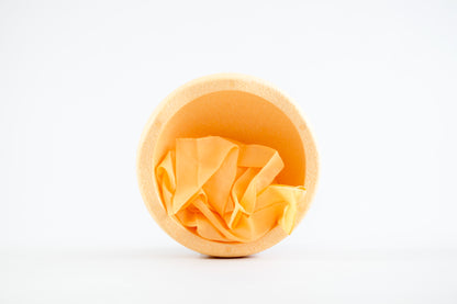 Laura's play cotton light orange 50 x 50 cm