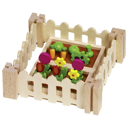 Goki poppenhuis accessoires moestuin