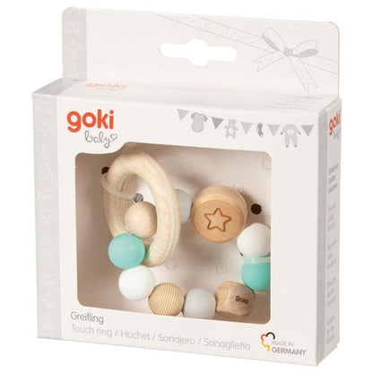 Goki grijpspeeltje turquoise