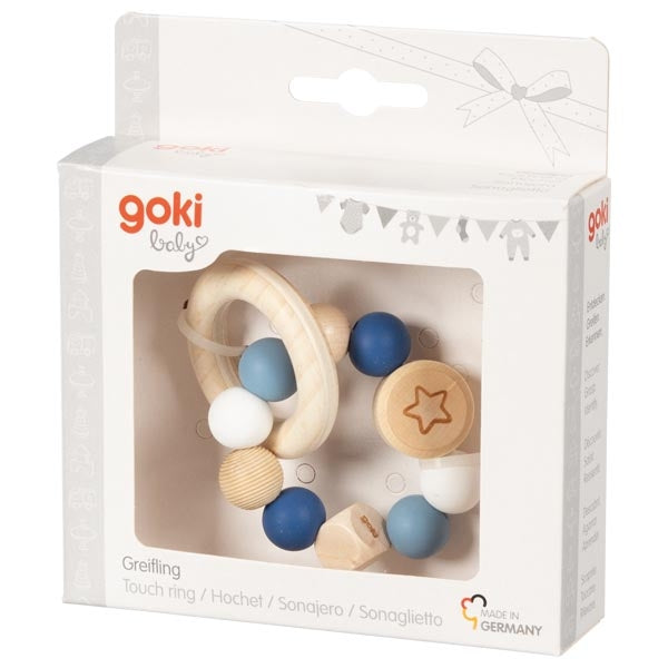 Goki grijpspeeltje blauw