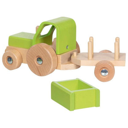 Goki traktor met aanhanger