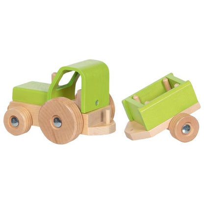 Goki traktor met aanhanger