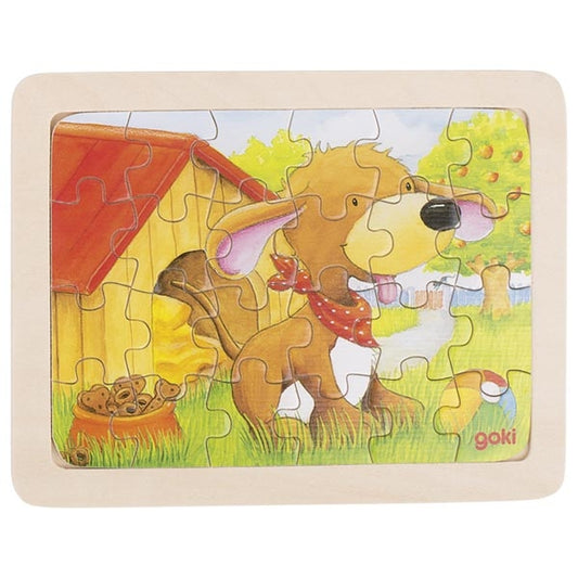 Goki puzzel hond 24 stukjes