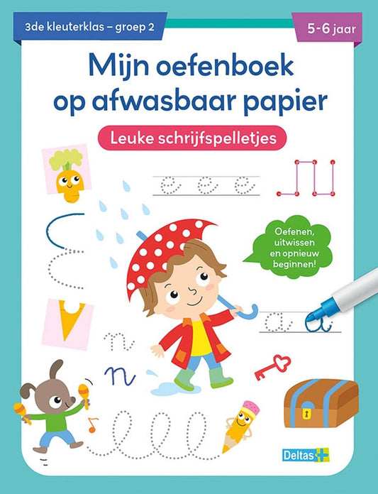 Mijn oefenboek Leuke schrijfspelletjes