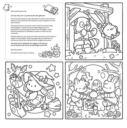 Spooky moments cozy kleurboek