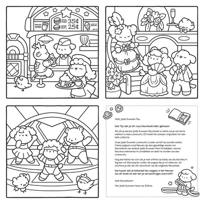 Cozy vintage comfy kleurboek