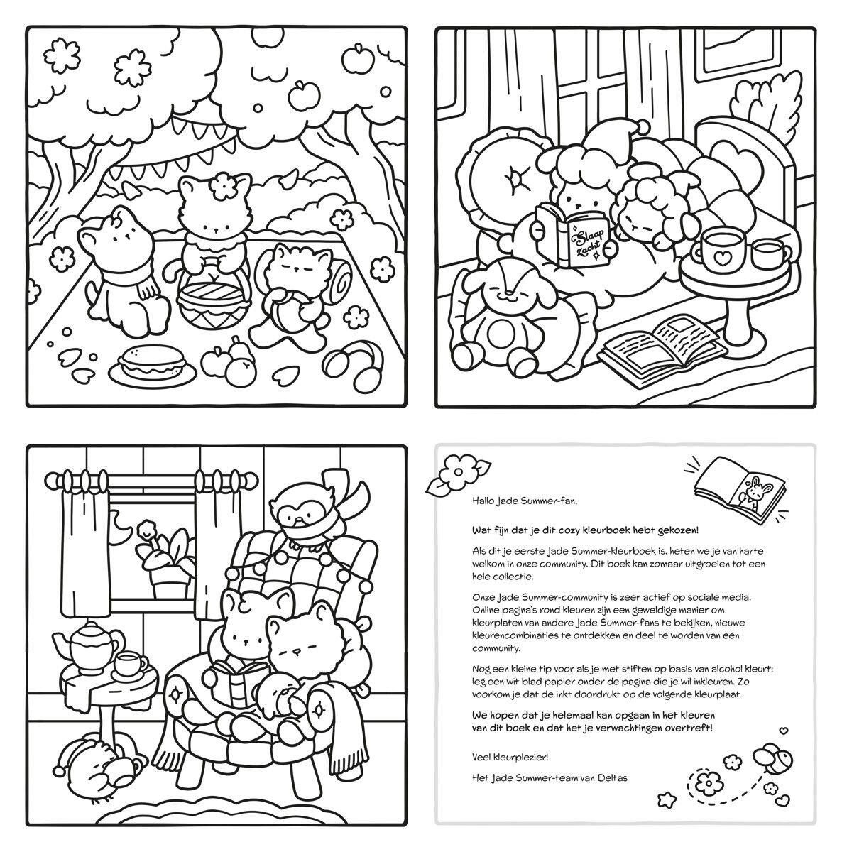 Comfy & cute cozy kleurboek