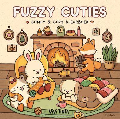 Fuzzy cuties comfy & cozy kleurboek