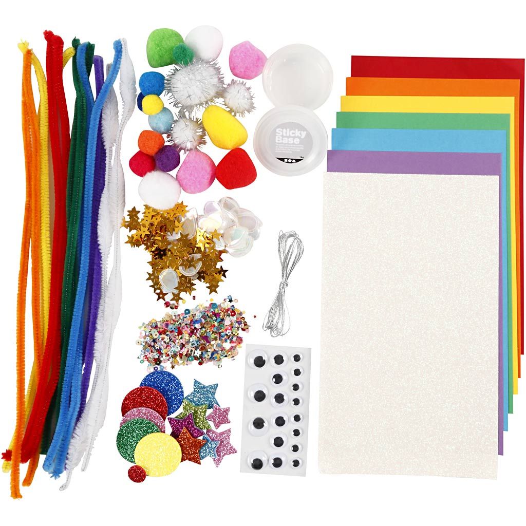 Hobby basismaterialen regenboog