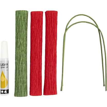 Mini hobbyset crêpepapier rozen