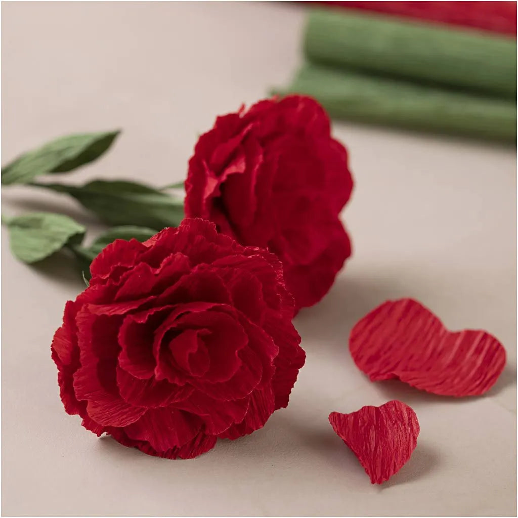 Mini hobbyset crêpepapier rozen