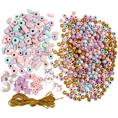 Mini creatieve box sieraden pastelkleuren