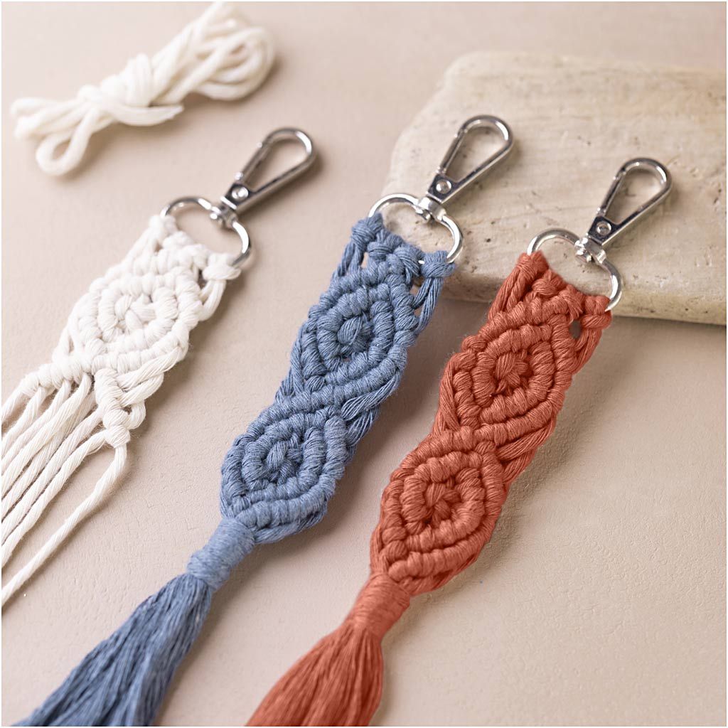 Mini craft kit macramé sleutelhangers