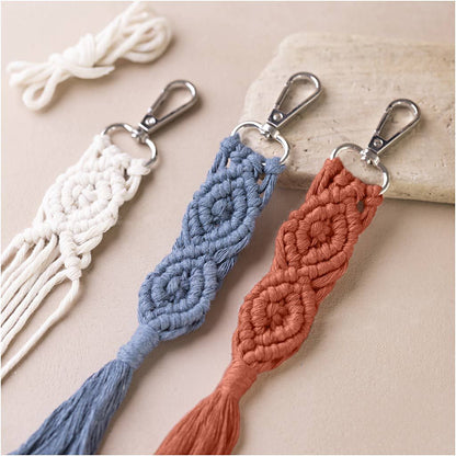 Mini craft kit macramé sleutelhangers