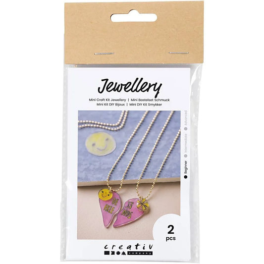Mini hobbyset sieraden vriendschapskettingen van krimpfolie