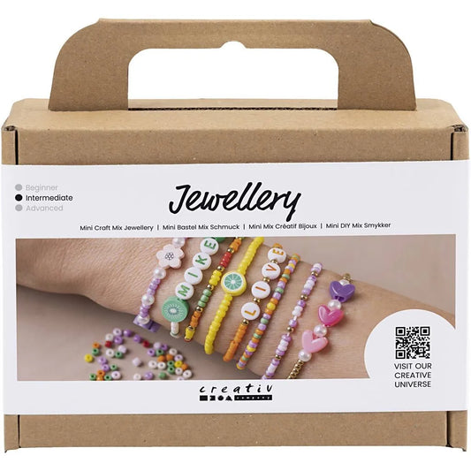 Mini creatieve box sieraden kleurrijke armbanden