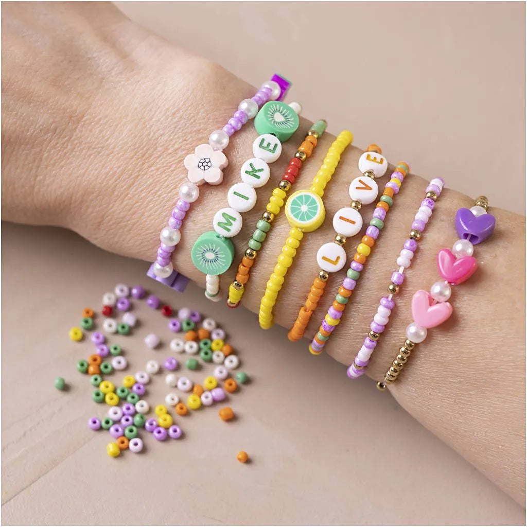 Mini creatieve box sieraden kleurrijke armbanden