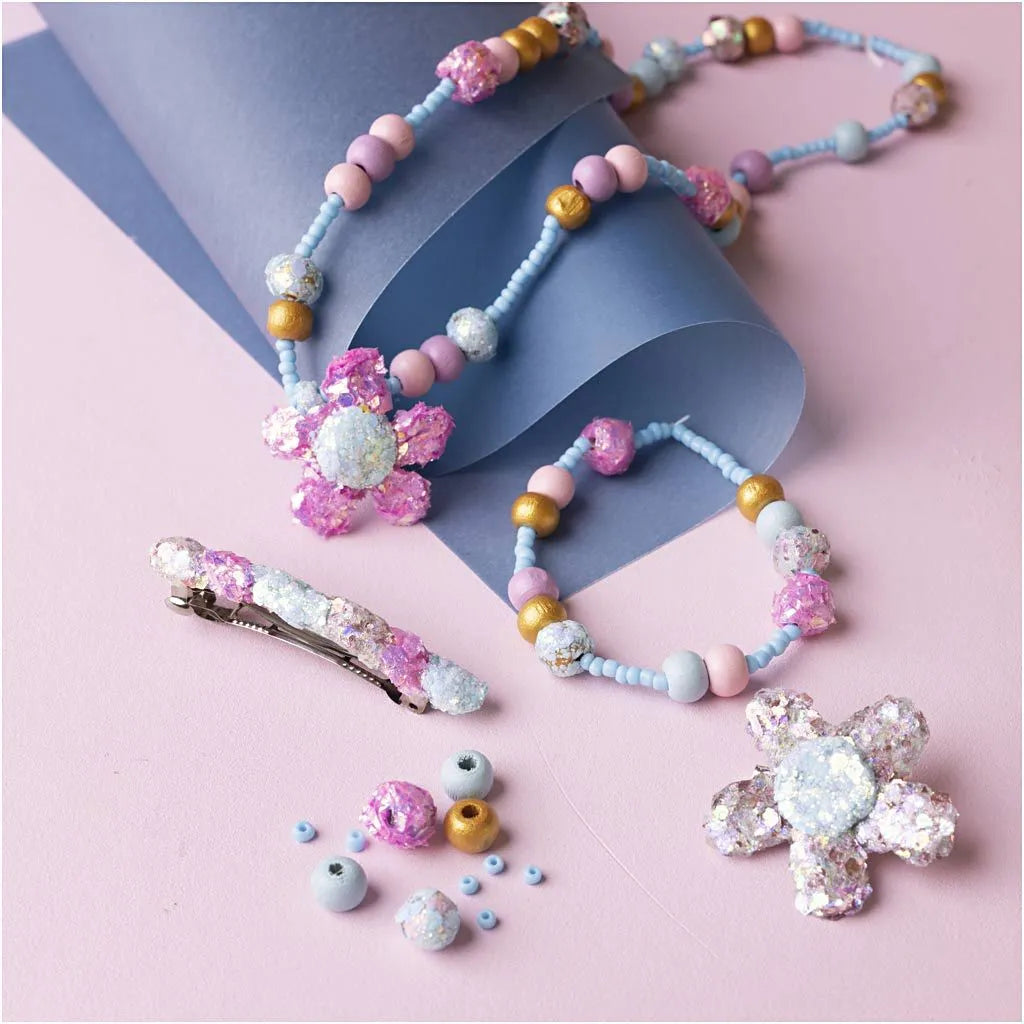 Mini hobbyset sieraden glitter