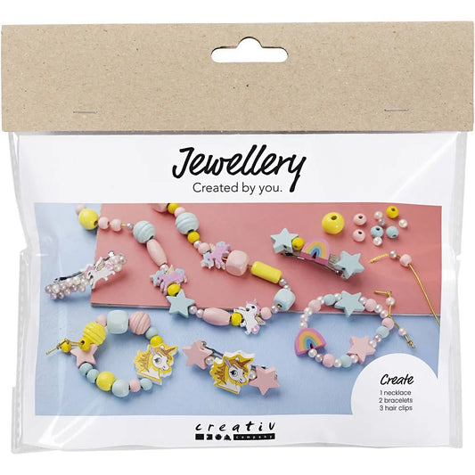 Mini hobbyset sieraden halsketting, armbanden en haarclips