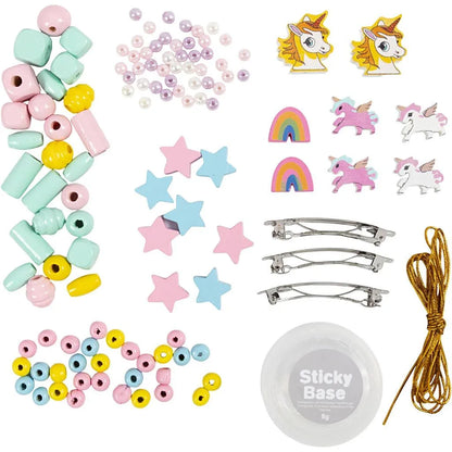 Mini hobbyset sieraden halsketting, armbanden en haarclips