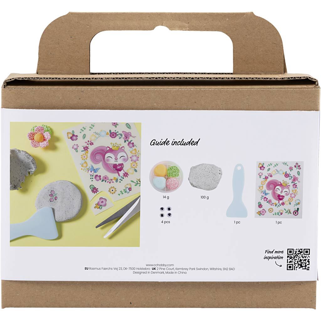 Mini hobbyset boetseren steen met insect