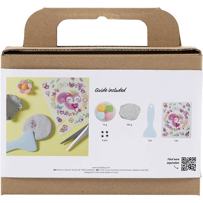 Mini hobbyset boetseren steen met insect