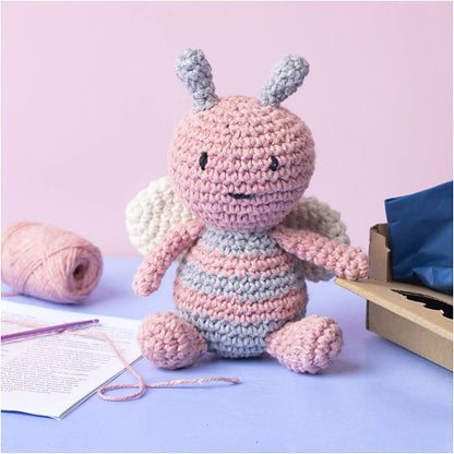 Hobbyset amigurumi honingbij pastelkleuren
