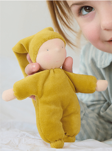 Wriemel babypop naaipakket olijf