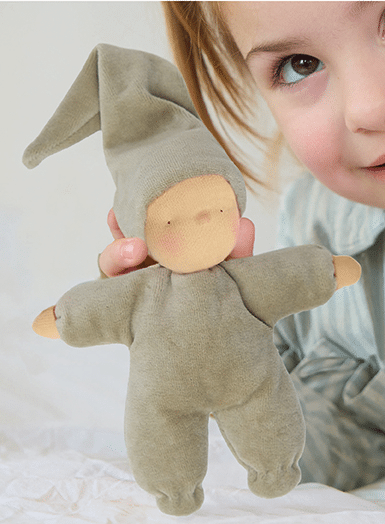 Wriemel babypop naaipakket pastel mint