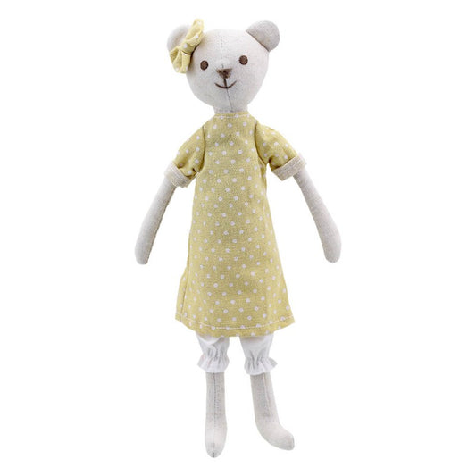 Bear girl linen