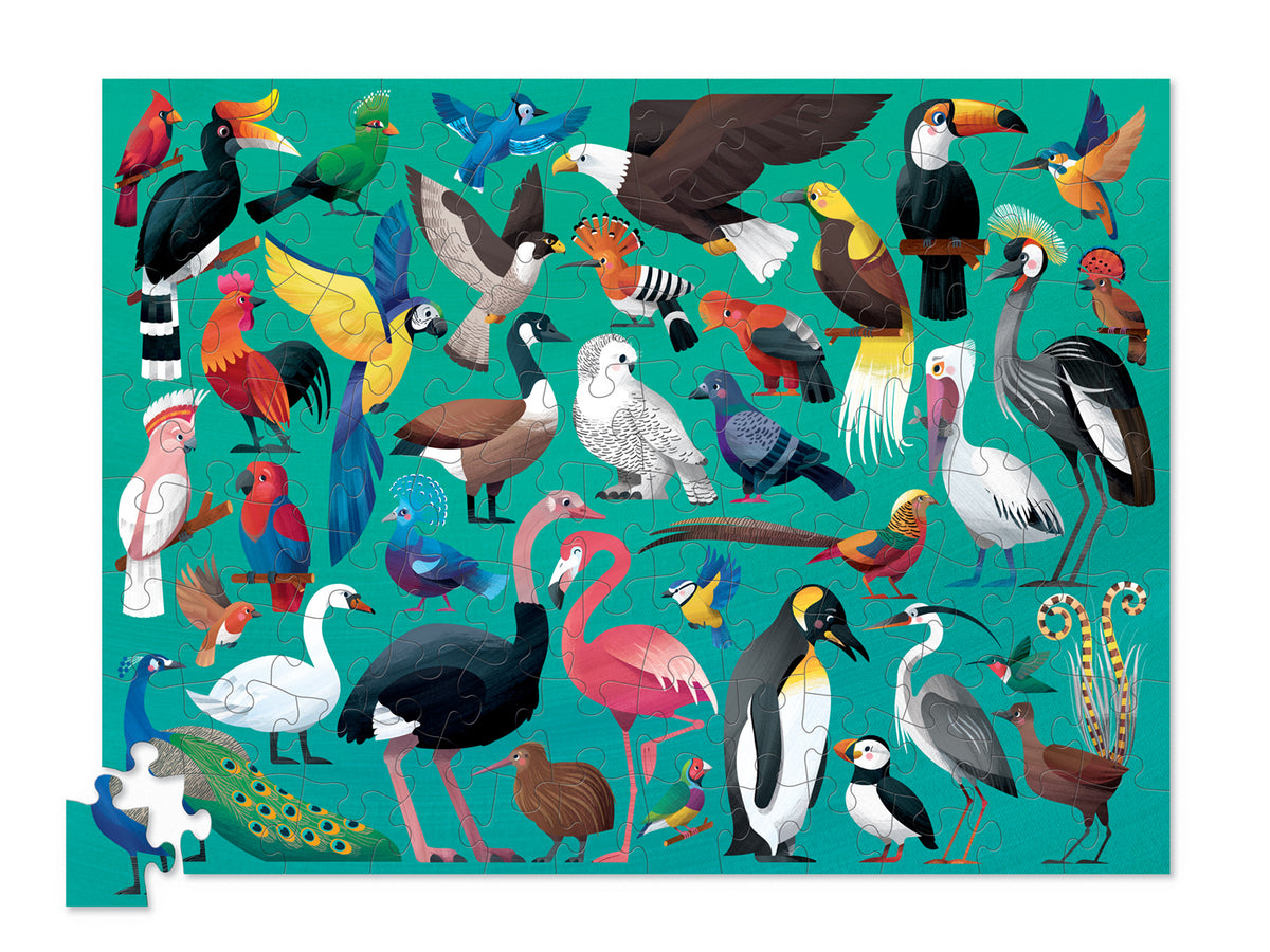 Puzzel 36 vogels