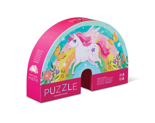 Puzzel lieve eenhoorn 12 stukjes