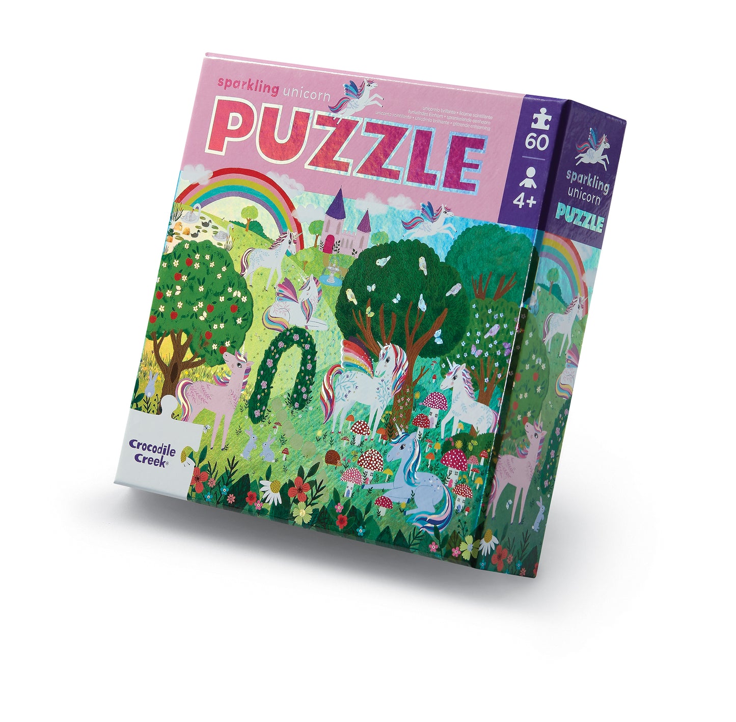 Holographic foil puzzel sprankelende eenhoorn