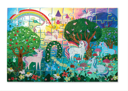Holographic foil puzzel sprankelende eenhoorn