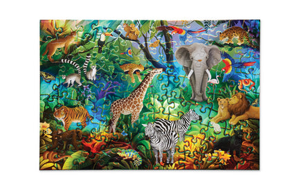 Holographic foil puzzel jungle paradijs