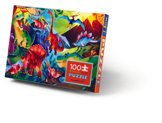 Holographic foil puzzel dino wereld