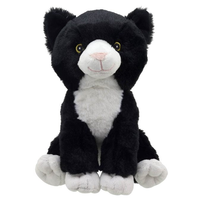 Eco cuddlies kat zwart met wit