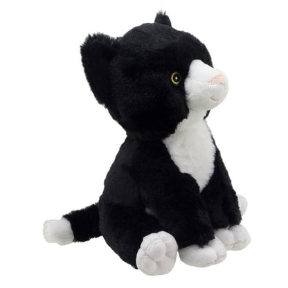 Eco cuddlies kat zwart met wit