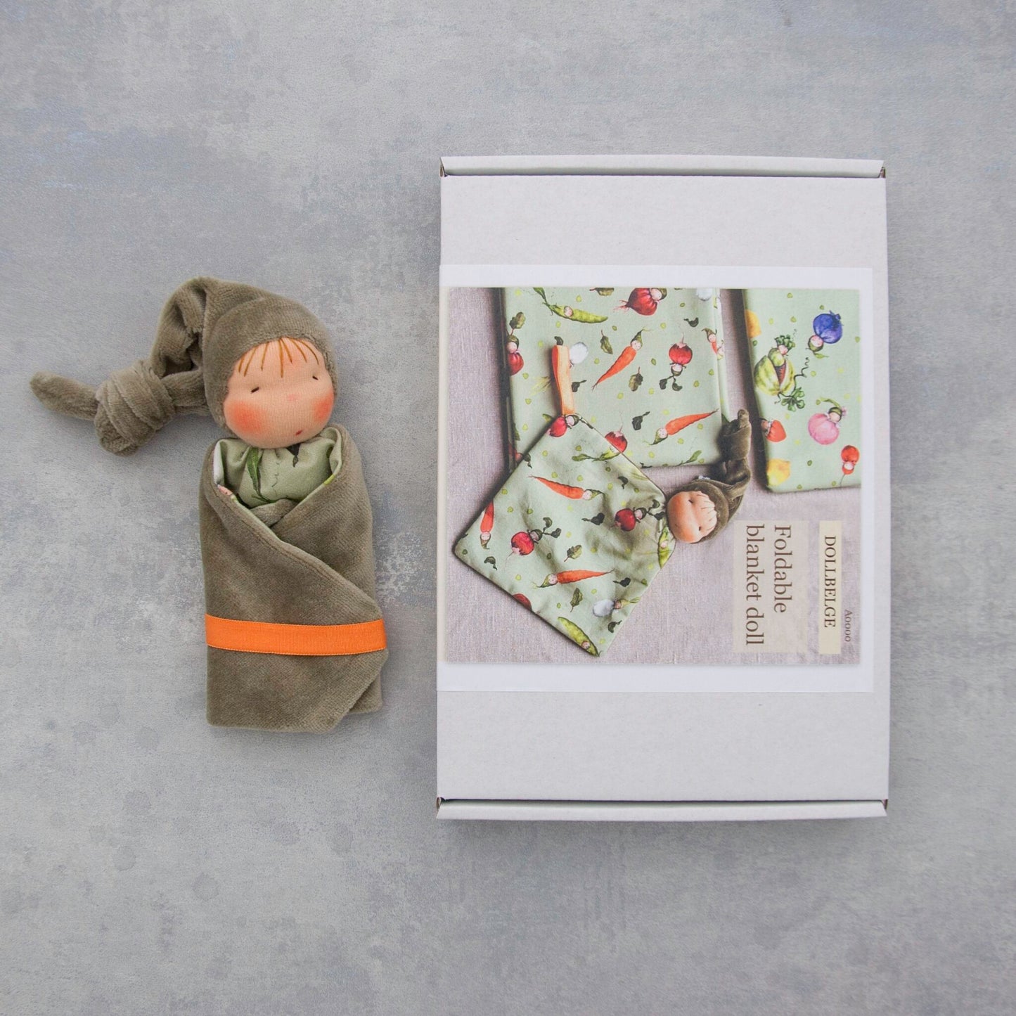 Opvouwbaar dekenpopje maakpakket Dollbelge