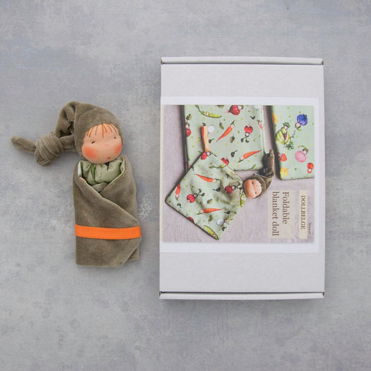 Opvouwbaar dekenpopje maakpakket Dollbelge