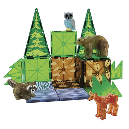 Magna-tiles forest animals