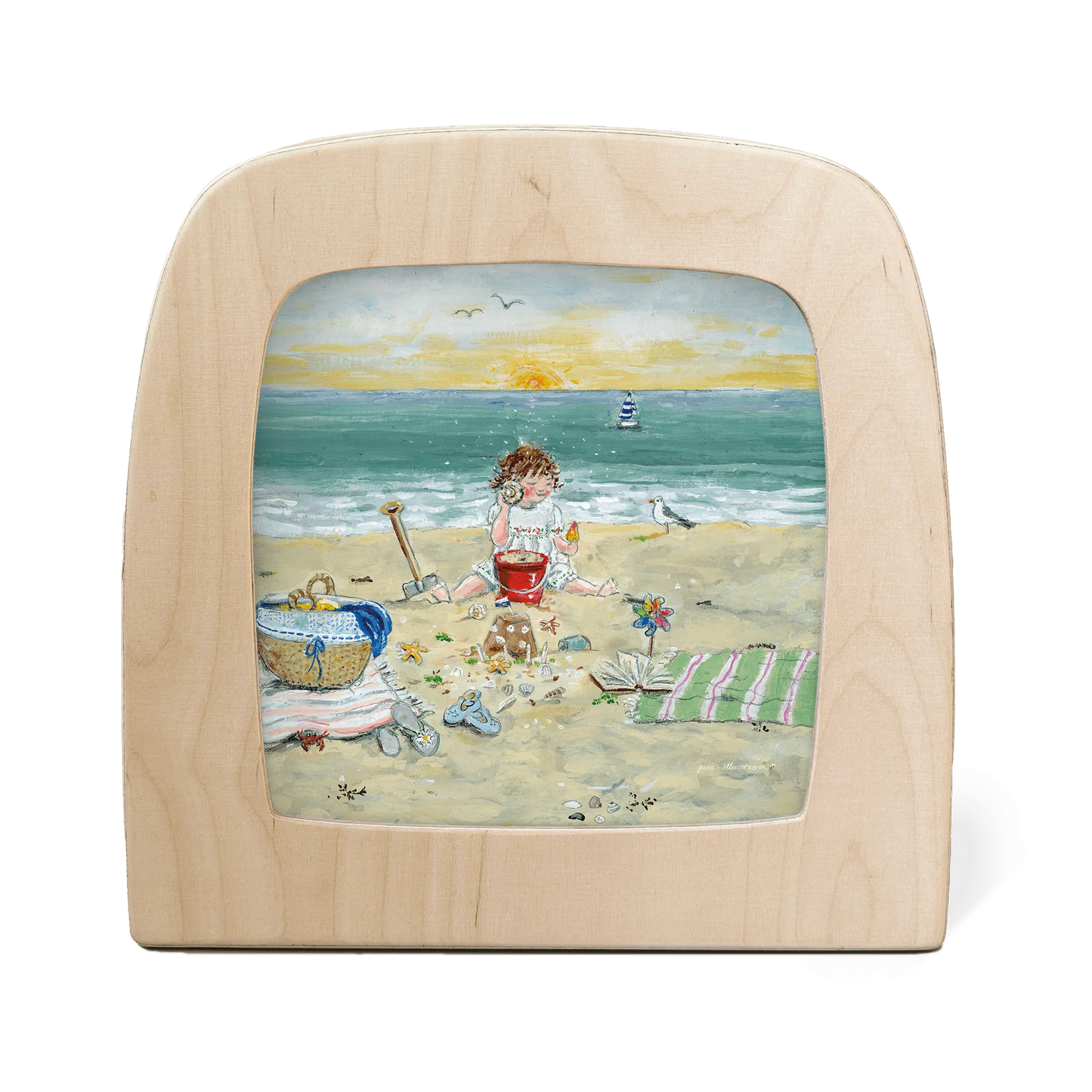 Gwen's Illustrations - I hear the sea silhouet