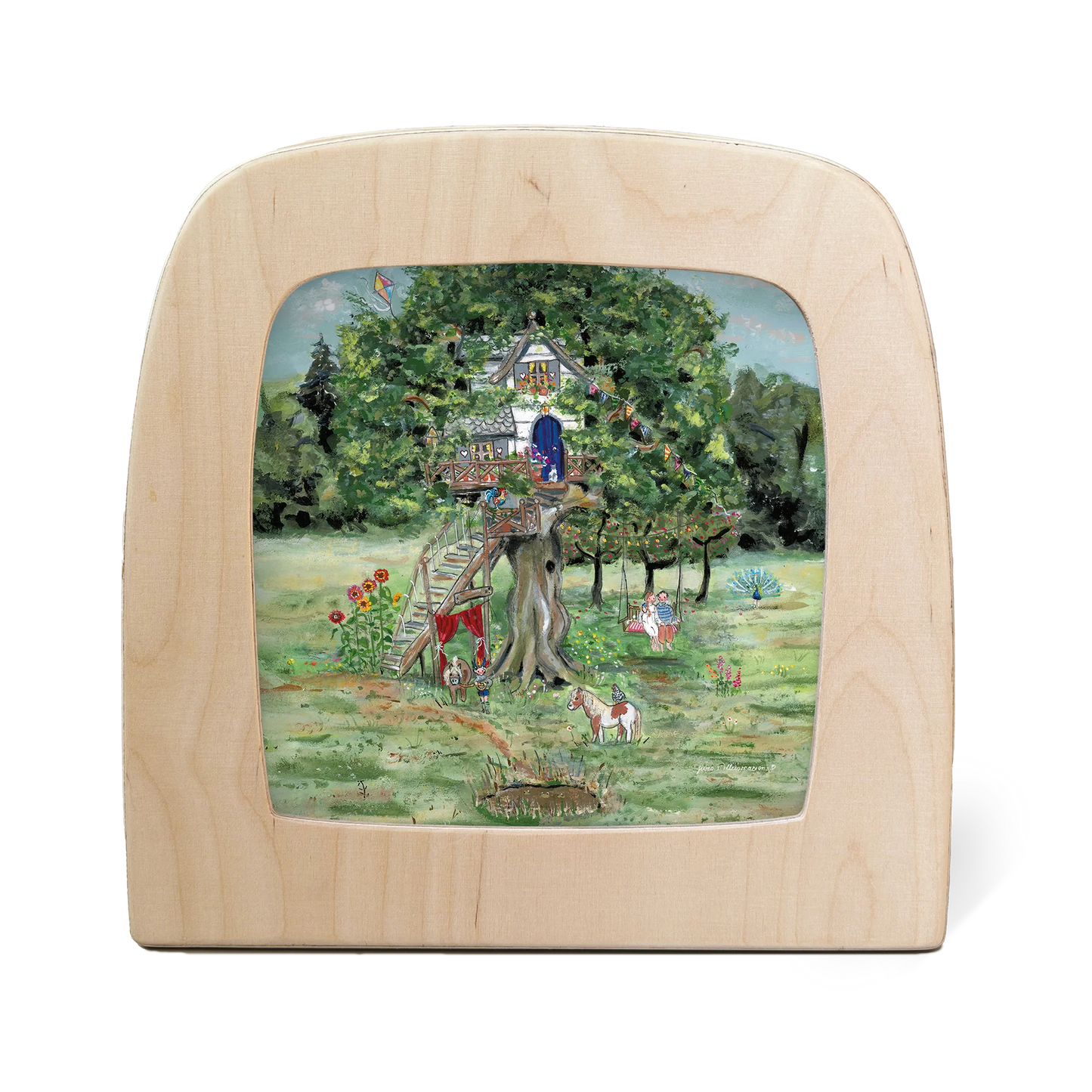 Gwen's Illustrations - Treehouse silhouet