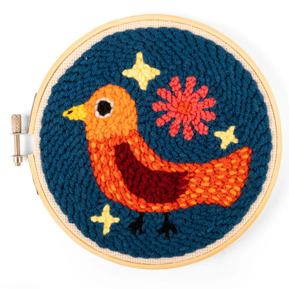 Punch needle kit bird