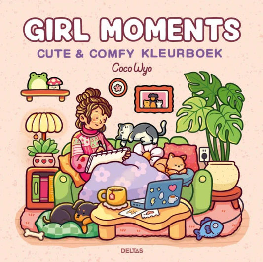Girl Moments Cute & Comfy kleurboek