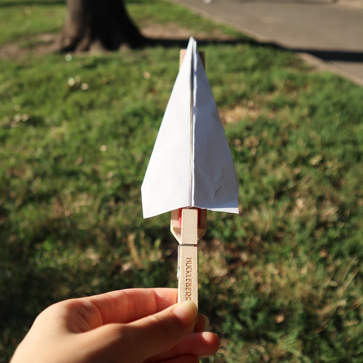 Huckleberry paper plane launcher